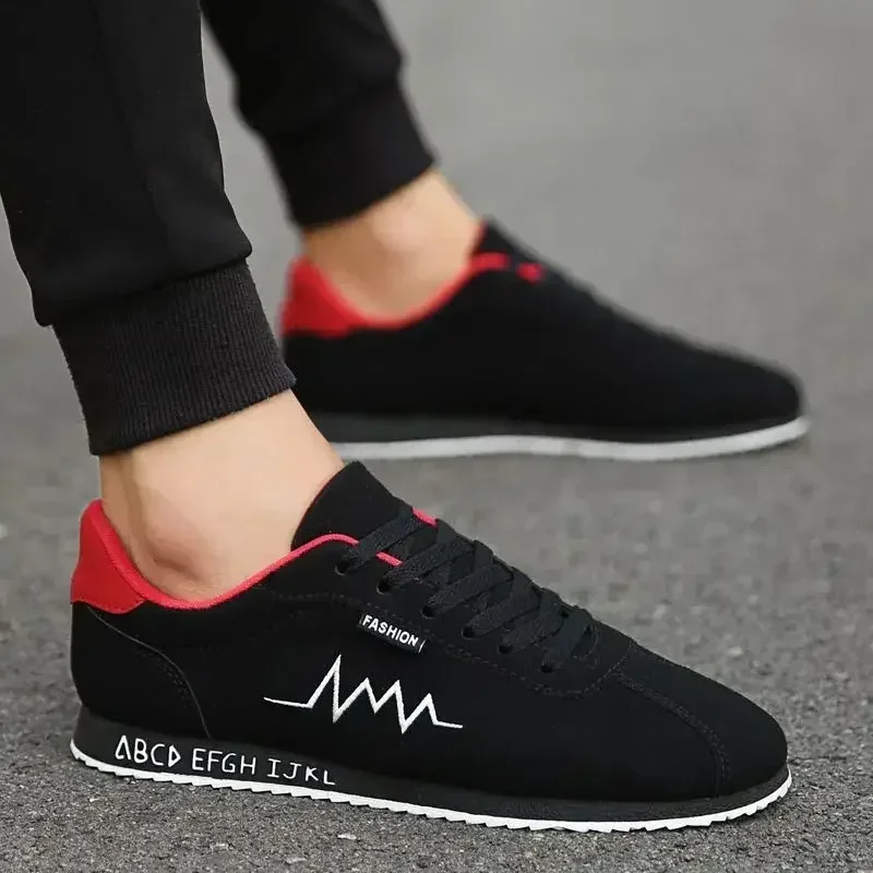 Zapatillas de lona rojas para hombre vulcanizadas transpirables verano - imagen 3