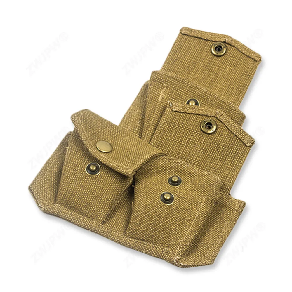 Bolsa de lona para cargadores Enfield británica – Reenactment - imagen 3