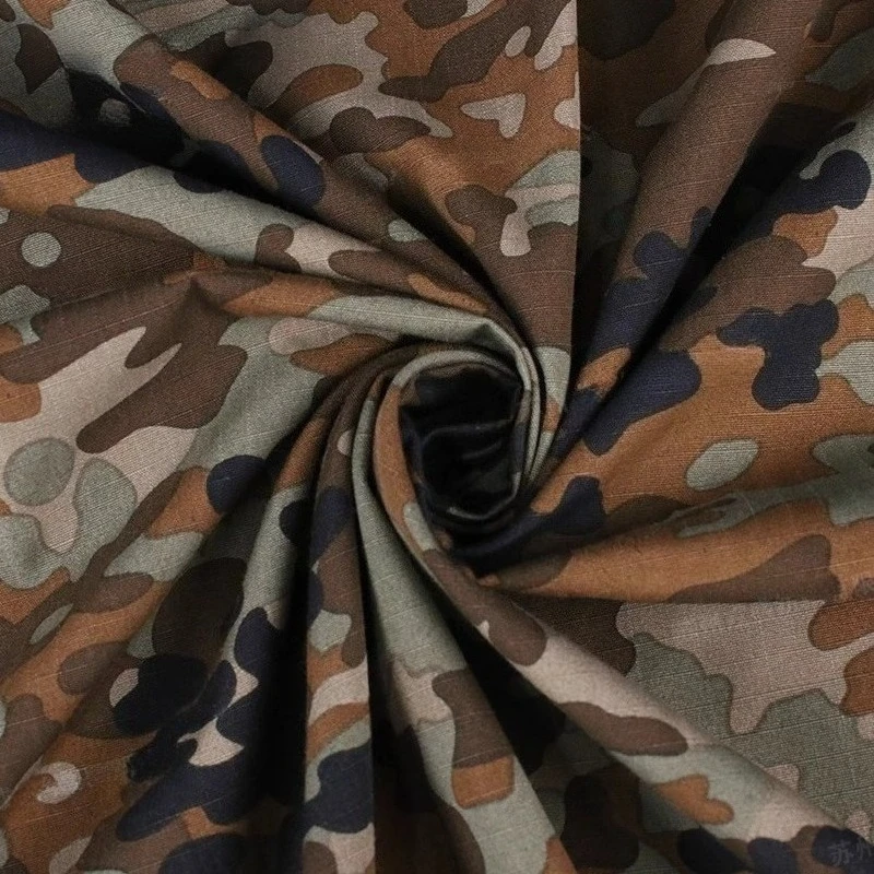 Tela IRR camuflaje Wasteland algodón-nailon impermeable transpirable - imagen 4