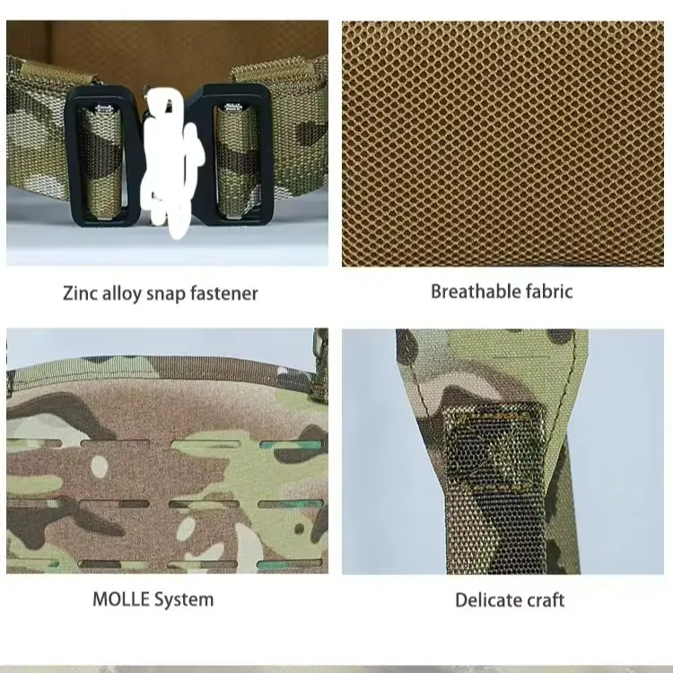 Chaleco táctico MOLLE de nailon modular ajustable ligero - imagen 3