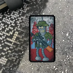 Sturmovik y Lunapark: parche táctico estampado para ropa y mochila