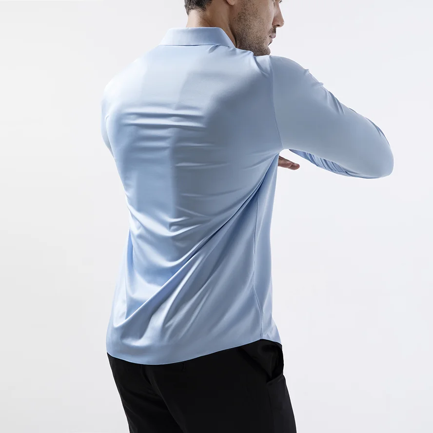 Camisa elástica táctica transpirable manga larga resistente a abrasión - imagen 3