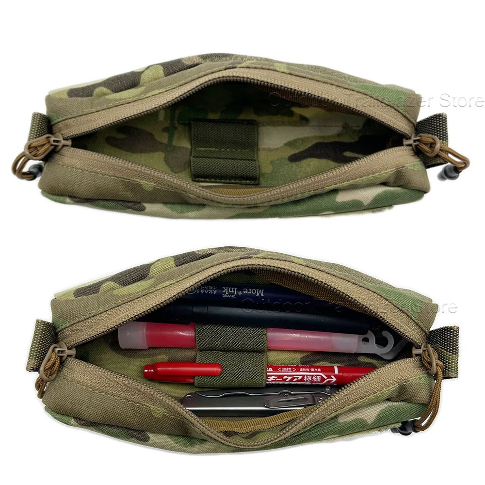 Estuche táctico EDC de nailon con cremallera compacta y duradera - imagen 4