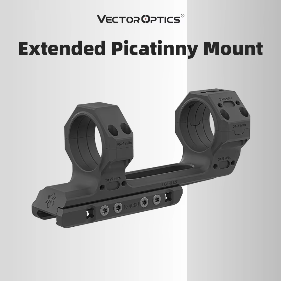 Vector Optics montura cantilever 34 mm para visor táctico