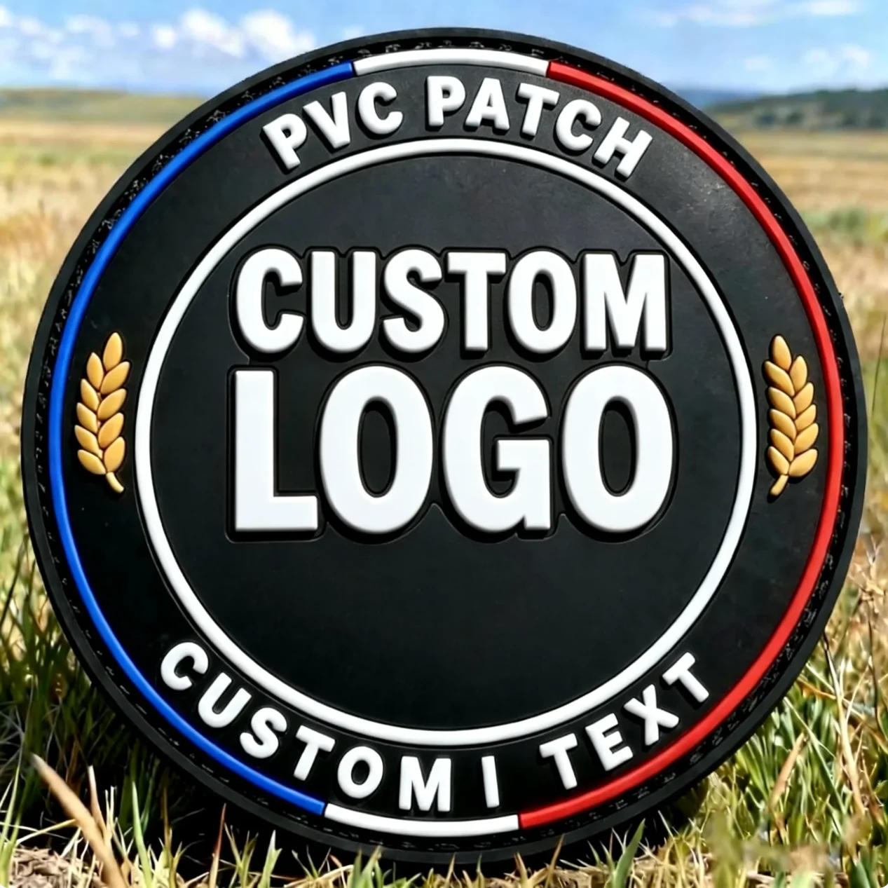 Parche táctico bordado PVC suave con logotipo personalizado y velcro - imagen 5