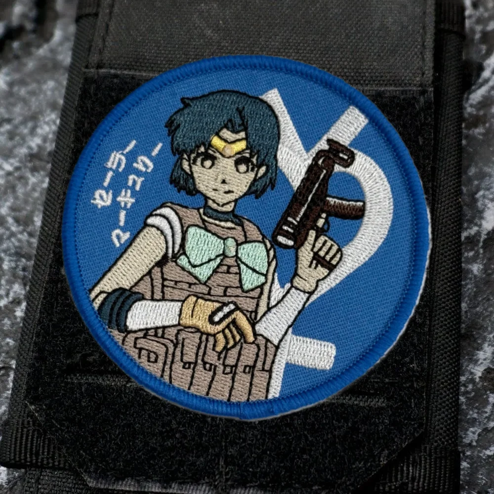 Parche táctico Sailor Moon Shooter – bordado para mochila - imagen 3