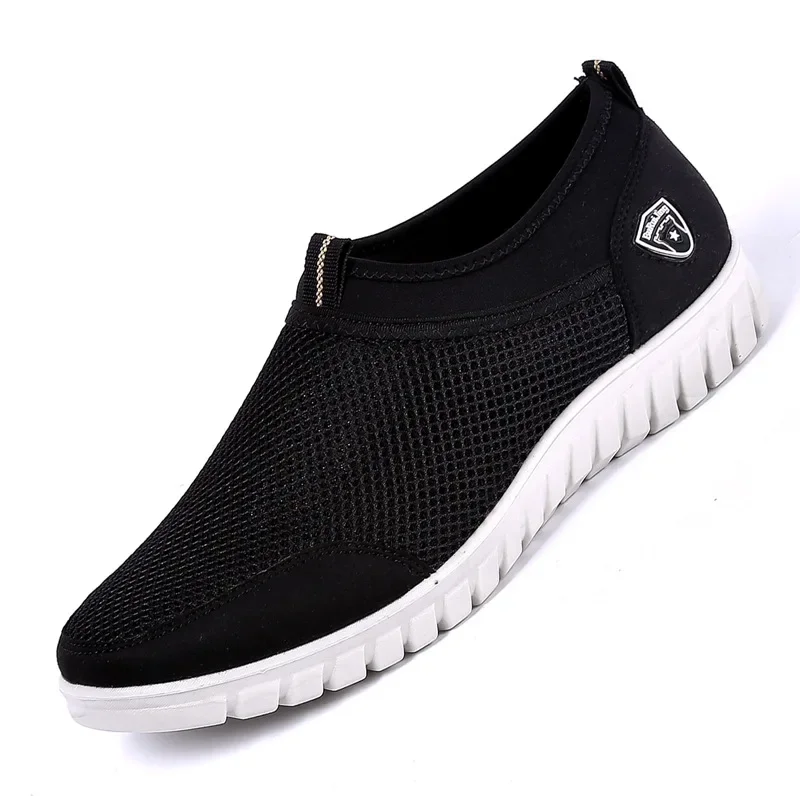 Zapatillas transpirables malla hombre sin cordones para verano - imagen 2