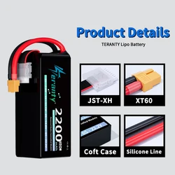 Batería LiPo GNB 6S 2200mAh 50C para drone FPV