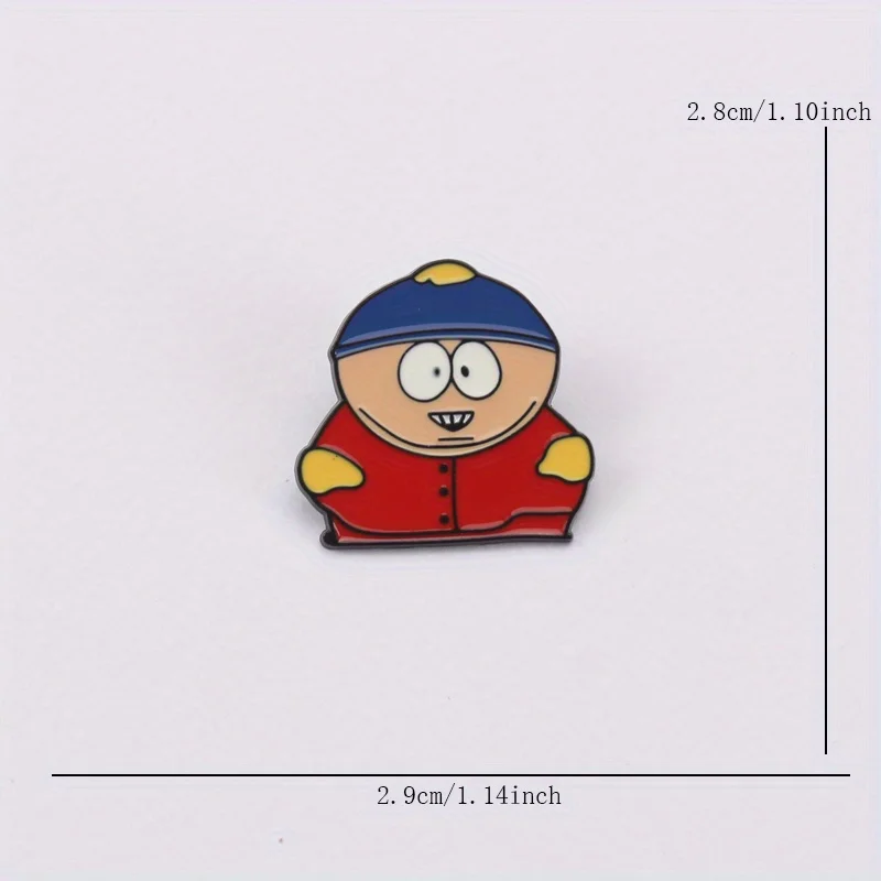 Pin metálico South Park de aleación – Insignia para coleccionar - imagen 2