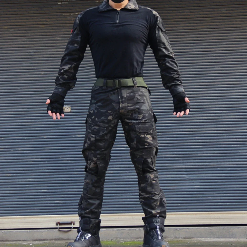 Conjunto táctico camuflaje hombre – Outdoor, caza y entrenamiento - imagen 4