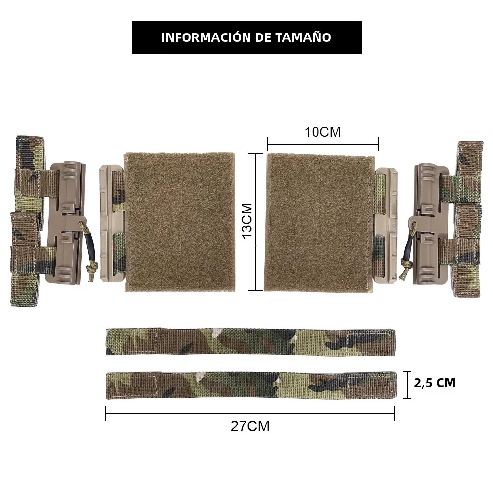 SINAIRSOFT Chaleco táctico JPC MOLLE liberación rápida - imagen 3