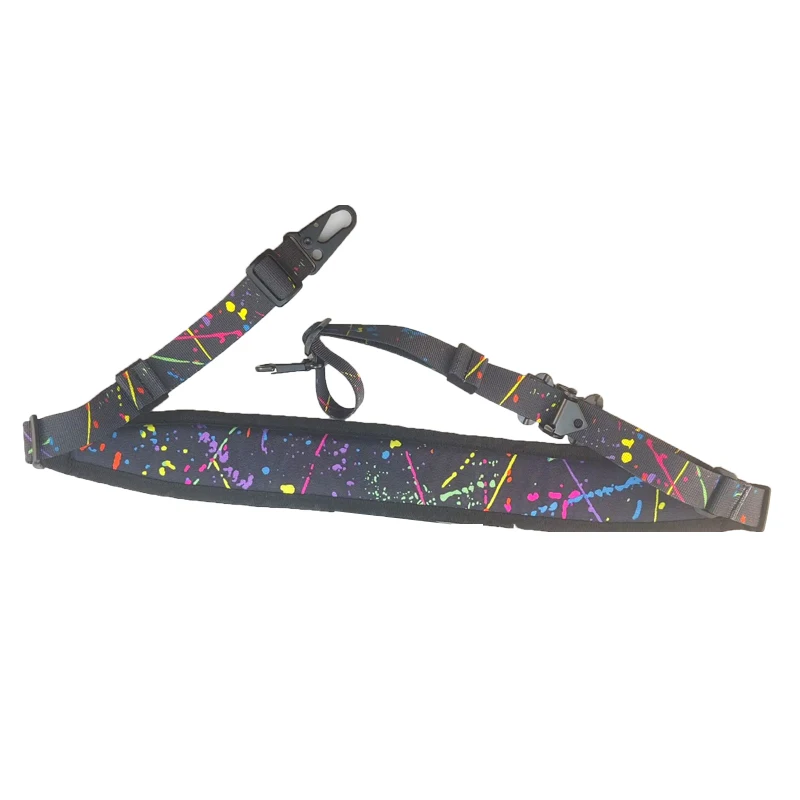 Eslinga táctica flecktarn ajustable rápida de camuflaje para Airsoft - imagen 2