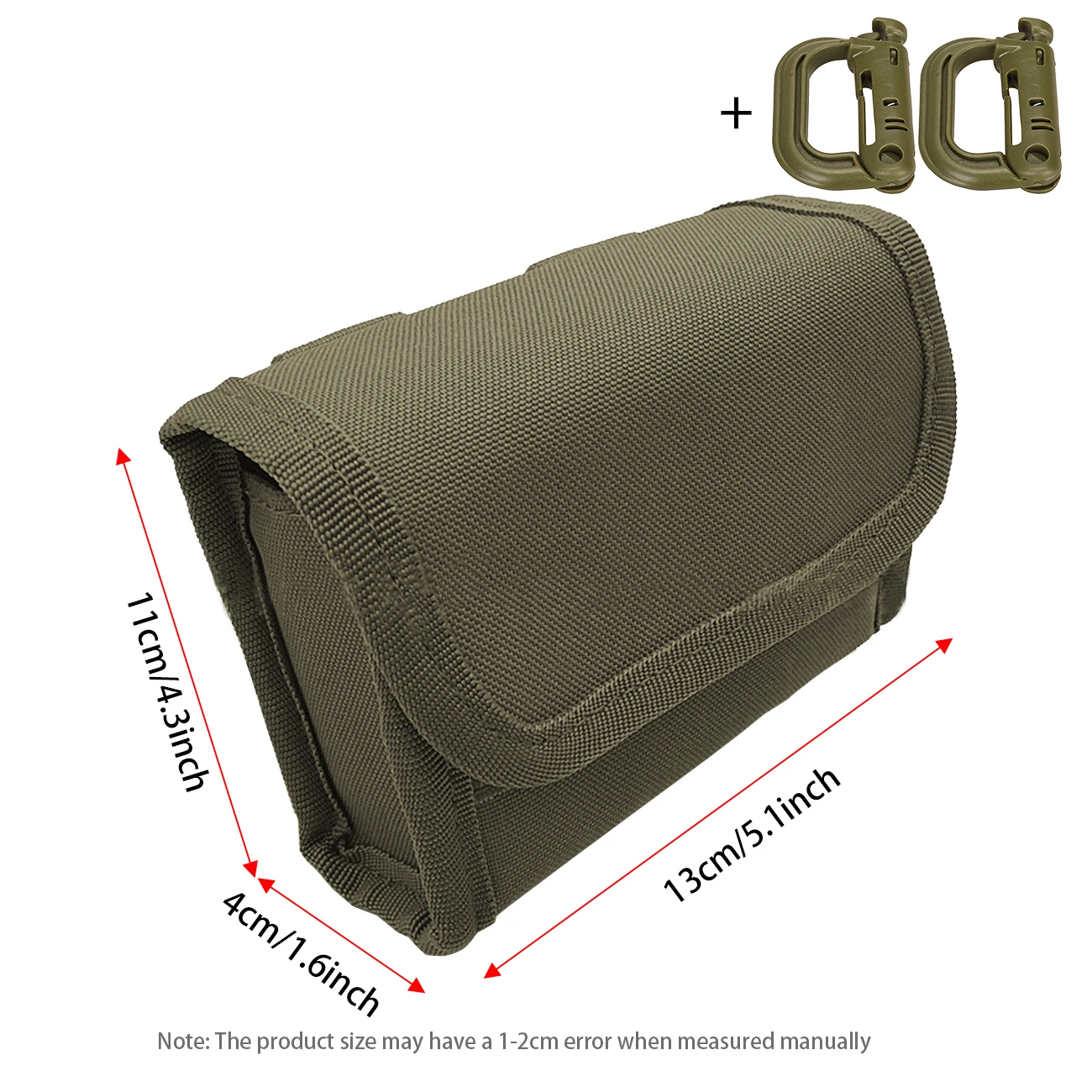 Bolsa táctica abatible MOLLE de accesorios con acceso rápido y ranuras