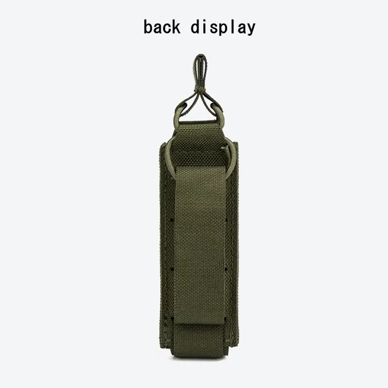 Bolsa táctica MOLLE para pistola con linterna y accesorios - imagen 4