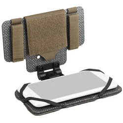 Soporte táctico frontal teléfono – Placa navegación ligera chaleco