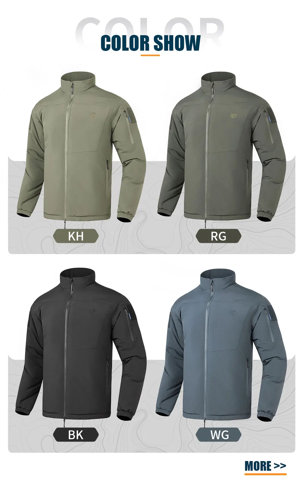 Chaqueta Emersongear en contexto de uso exterior