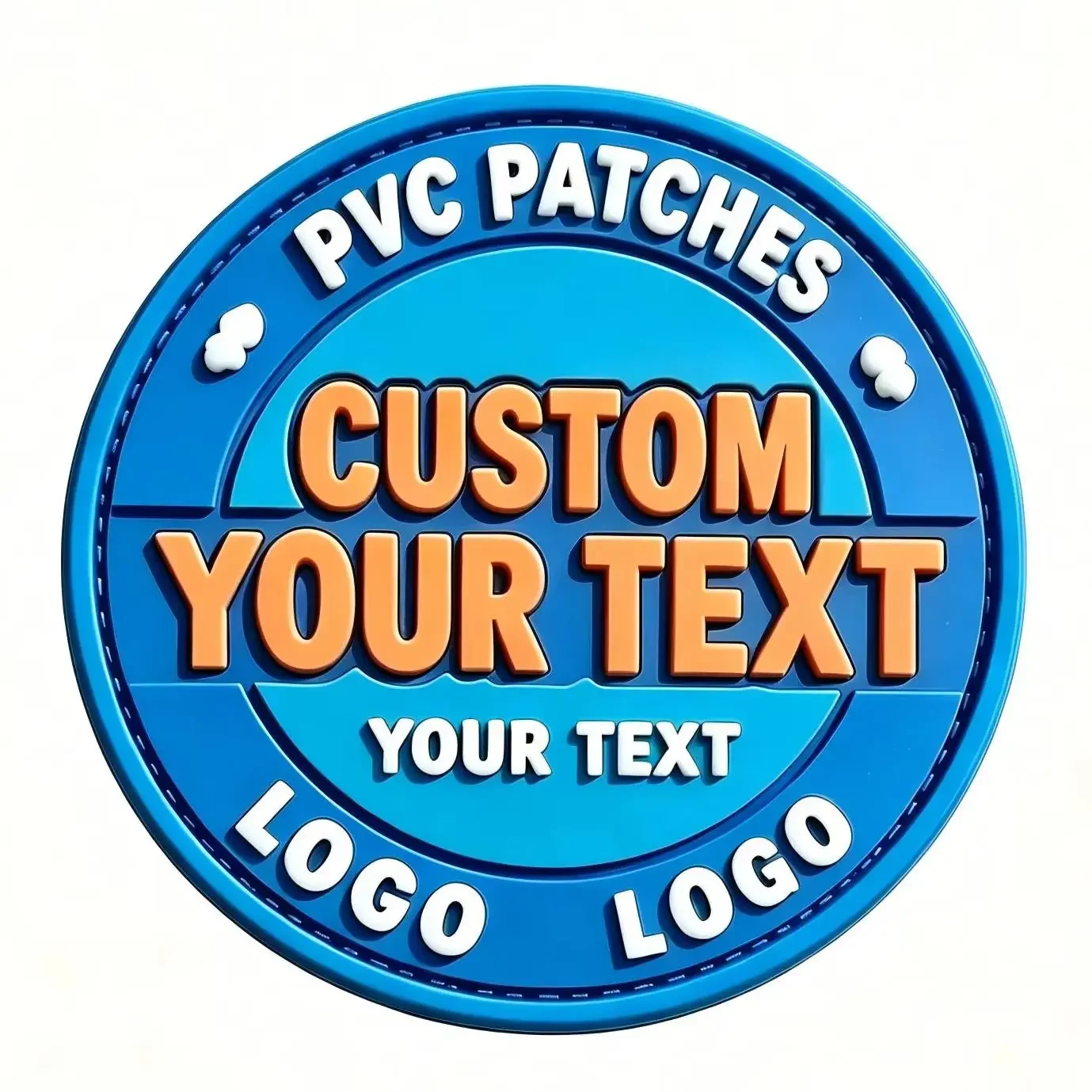Parche táctico PVC 3D autoadhesivo impermeable para DIY MOLLE - imagen 2