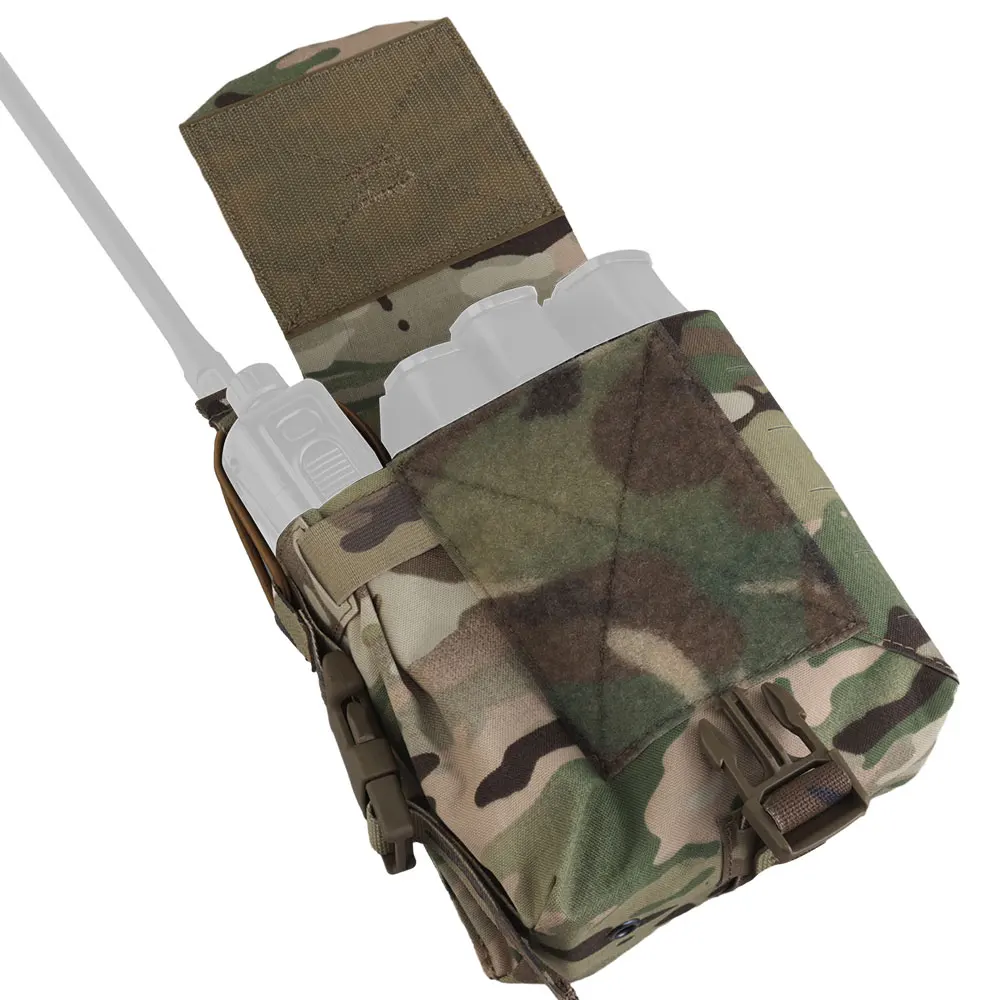 Bolsa táctica MOLLE para radio multifuncional grande Airsoft