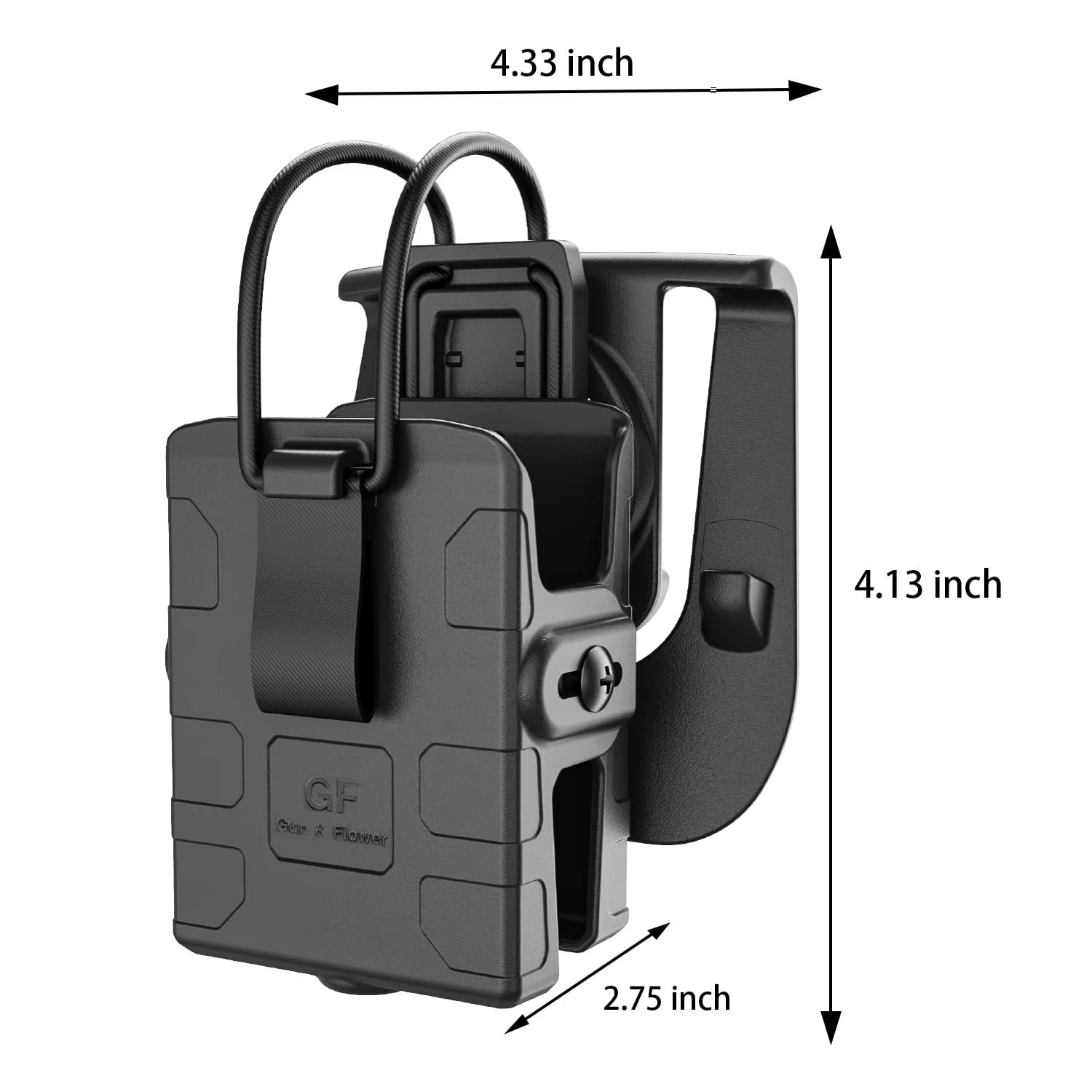 Funda para radio Motorola Kenwood HYTERA ajustable - imagen 4