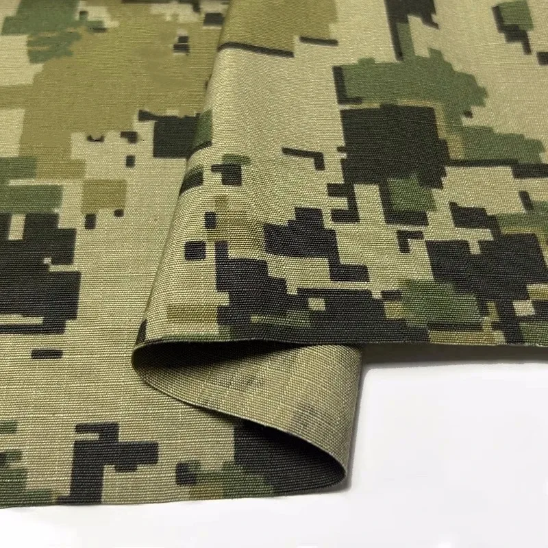 Tela de camuflaje militar impermeable de nylon y algodón, DIY - imagen 3