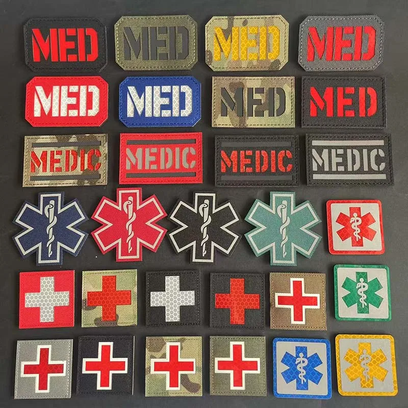 Parche Star of Life reflectante infrarrojo – Médico táctico