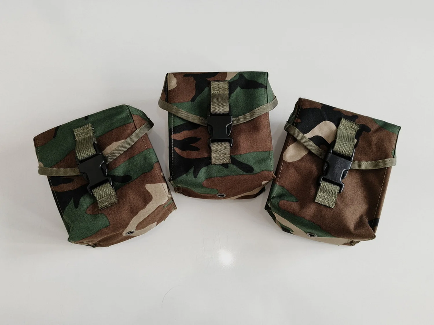 Bolsa de munición MOLLE camuflaje selva con soporte interno - imagen 5