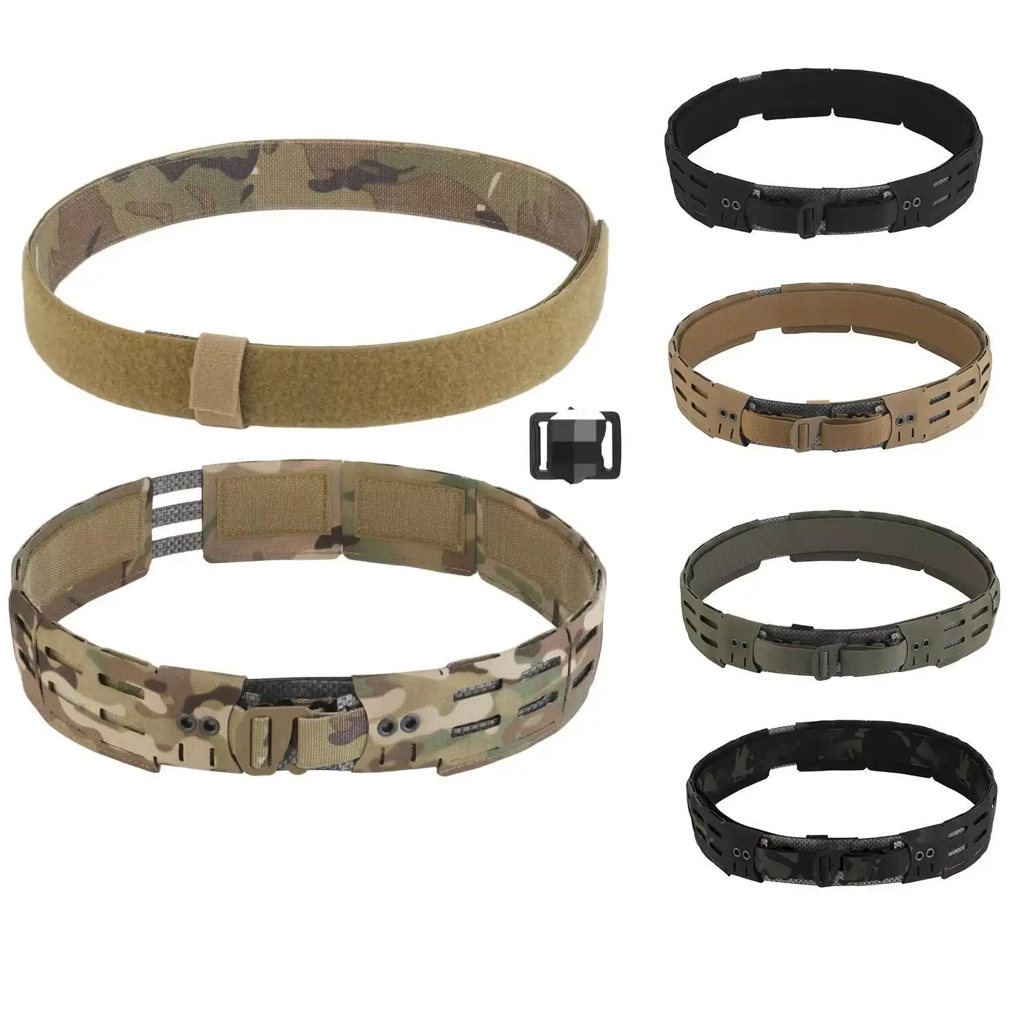 WRC Cinturón Táctico Modular Ligero MOLLE con Soporte RTI