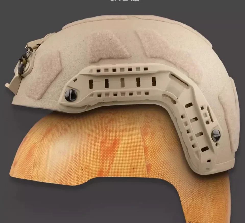 FAST SF casco balístico corte alto aramida NIJ IIIA antibalas - imagen 5