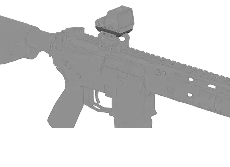Acabado negro mate de la montura Vector Optics