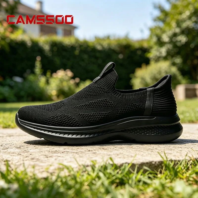 CAMSSOO Zapatillas de trekking ligeras transpirables para senderismo - imagen 4