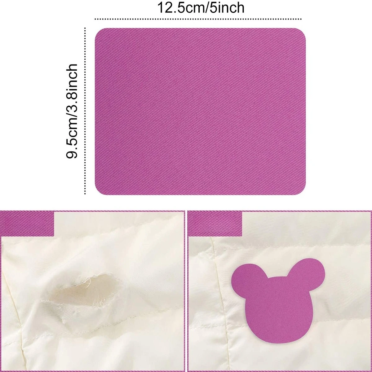 Parche termoadhesivo tela vaquera imitación colores para planchar - imagen 3