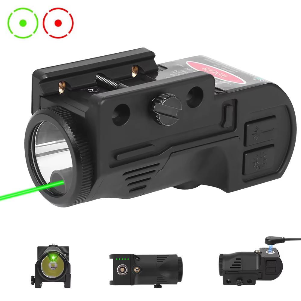 Luz táctica combo láser para pistola rifle escopeta - imagen 3