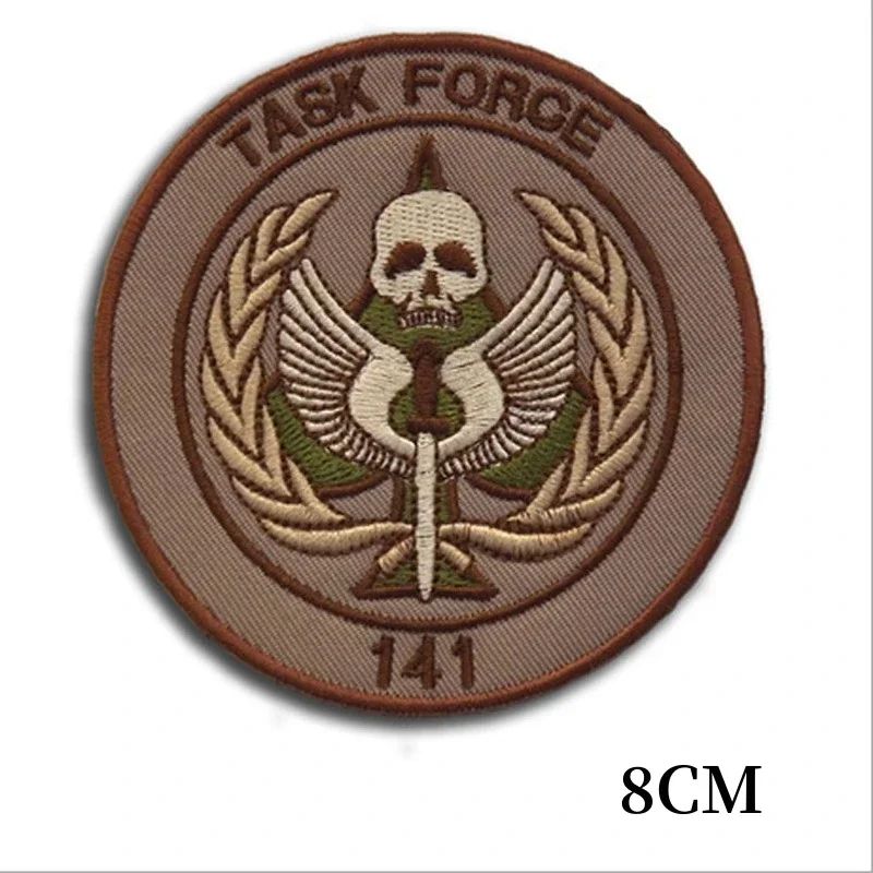 Parche TASK FORCE 141 CODE gancho bucle Insignia táctica MOLLE - imagen 4