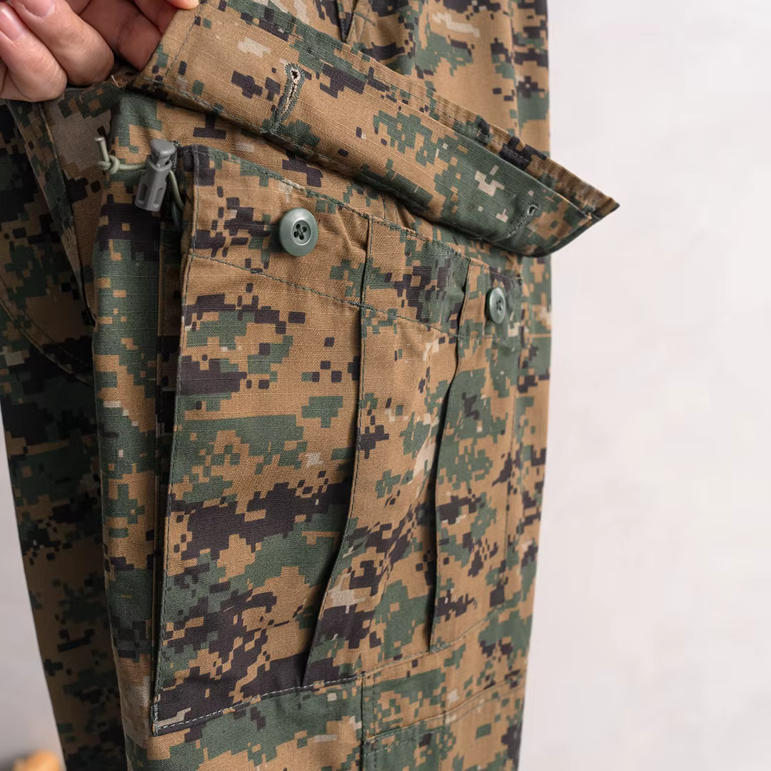 Pantalones tácticos estilo jungla antiarañazos con muchos bolsillos - imagen 4