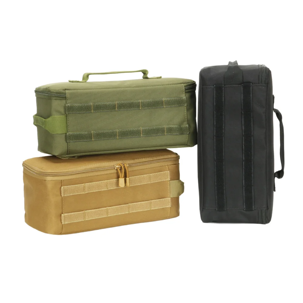 Bolsa organizadora camping para estufa y vajilla, plegable portátil - imagen 2