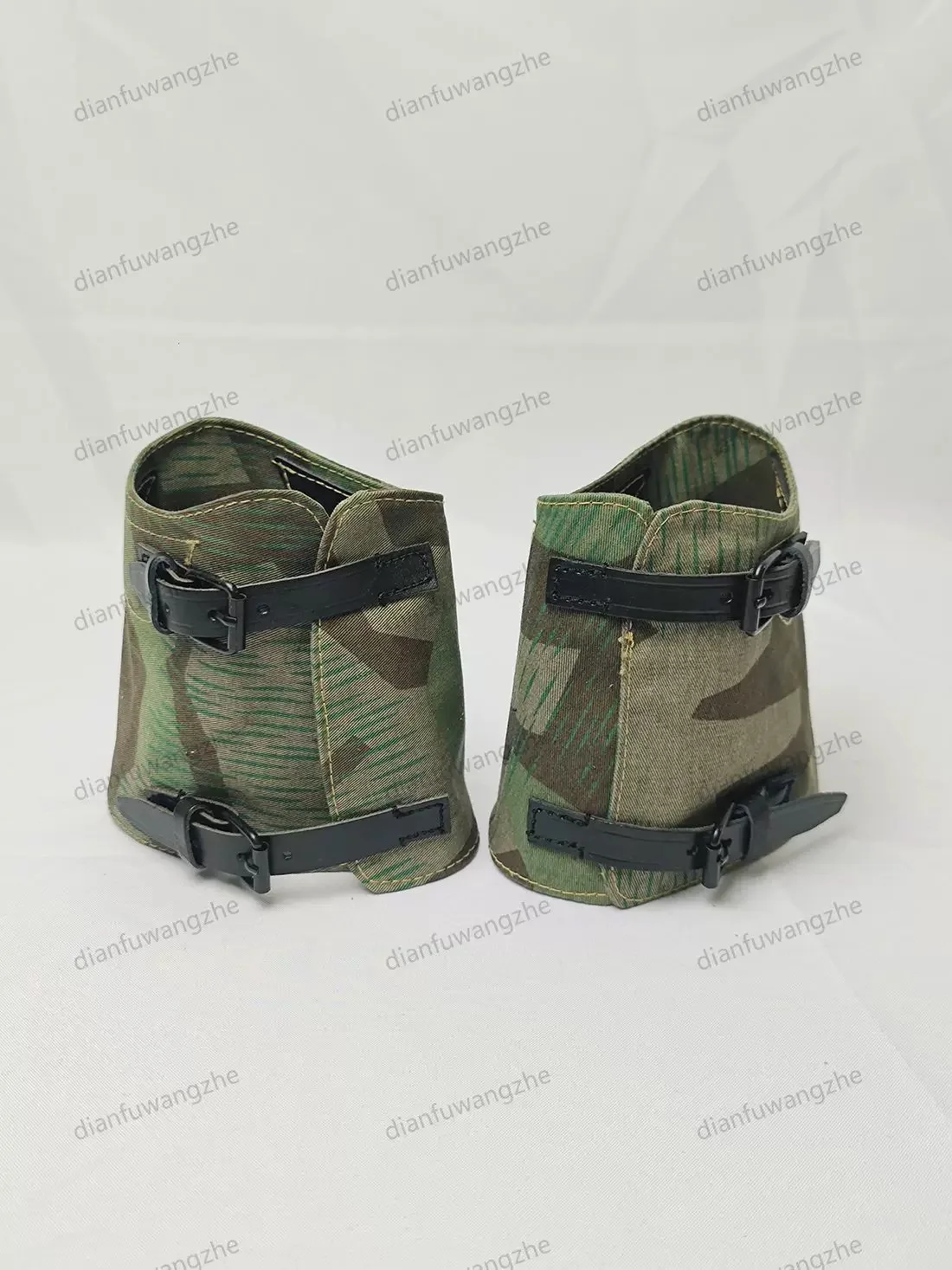 Leggings tácticos de lona soldado montaña alemán WWII para outdoor - imagen 5