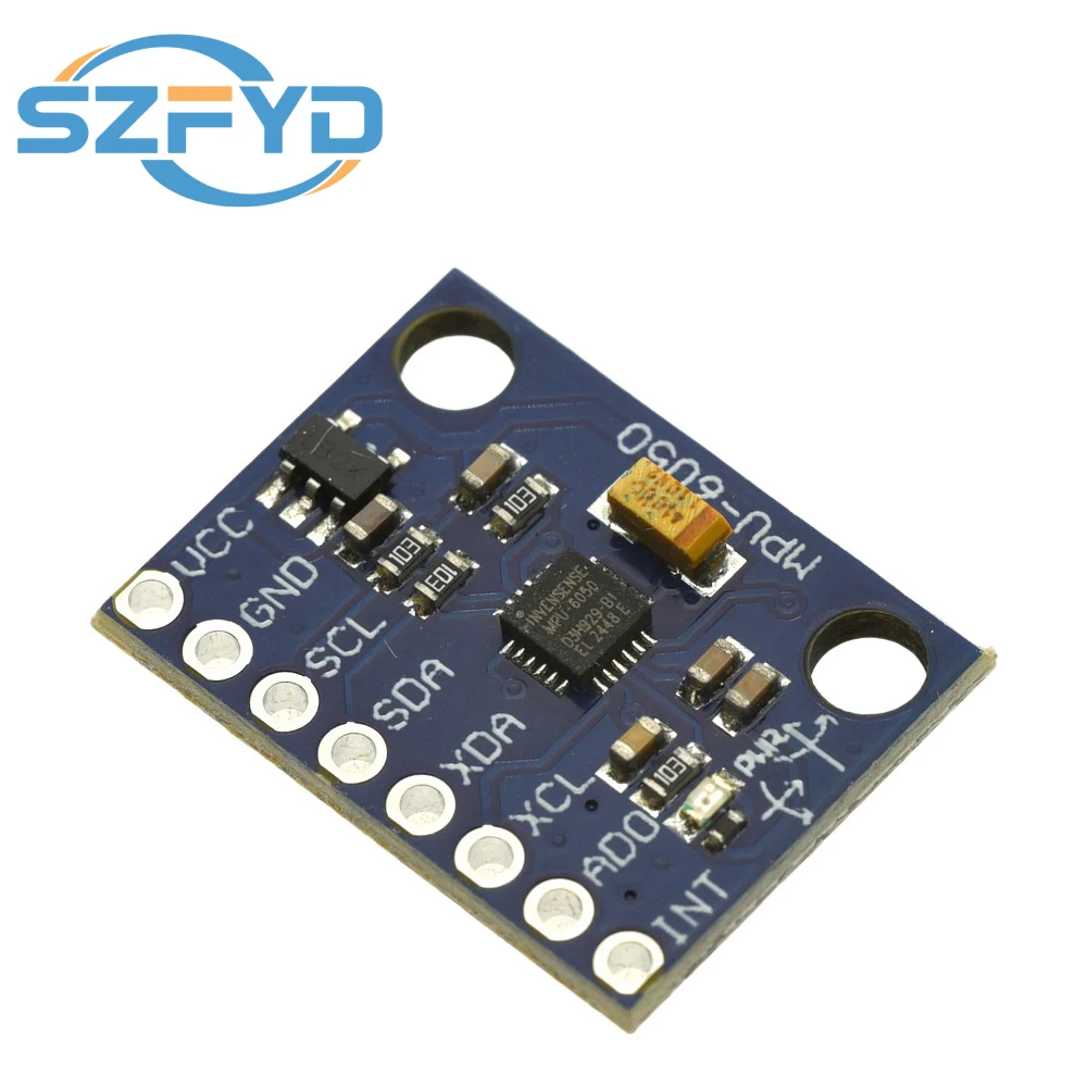 MPU6050 sensor inercial 3 ejes con giroscopio y acelerómetro