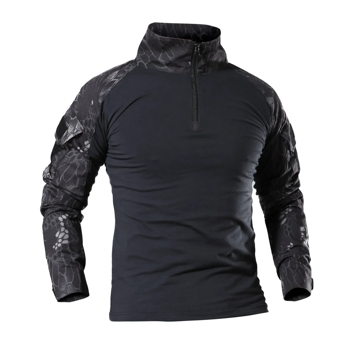 Camisa táctica manga larga camuflaje ripstop cierre frontal - imagen 3