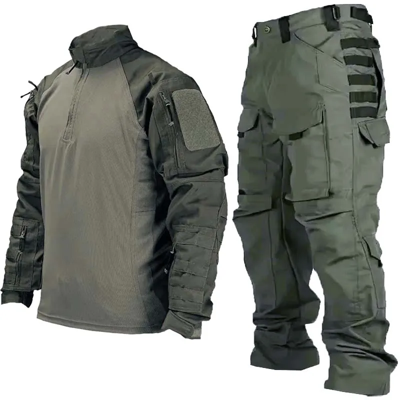 Uniforme táctico camuflaje ripstop para caza, cargo y airsoft