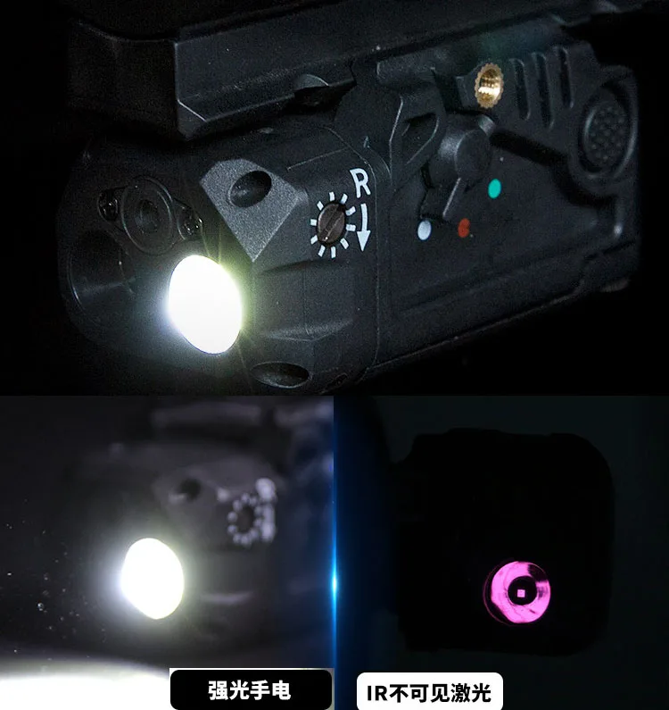 FMA linterna táctica exterior LED y láser IR para montaje bajo cañón - imagen 4