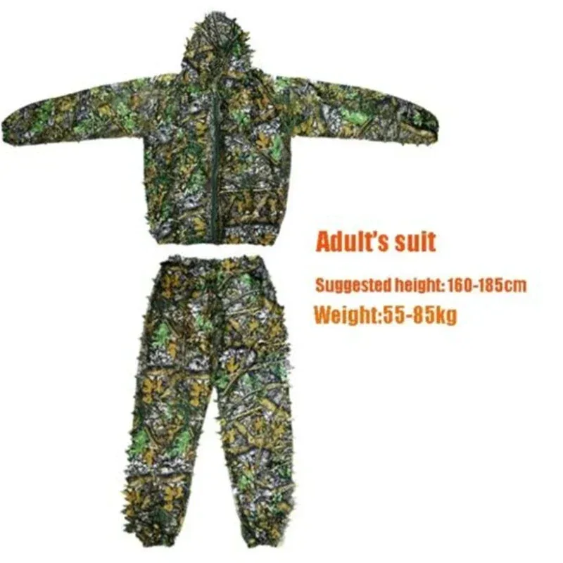 Traje Ghillie de camuflaje para caza con capucha y pantalón - imagen 4
