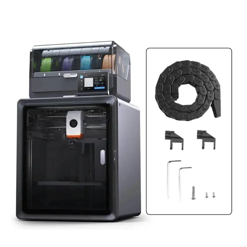 Cadena de arrastre portacables para impresora 3D silenciosa y fácil - imagen 5