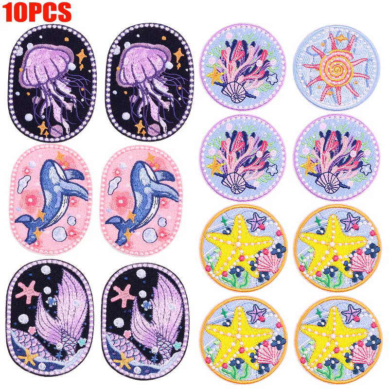 Parches termoadhesivos – Pack 10 animales bordados para coser o planchar - imagen 5