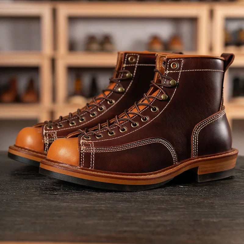 Botas trekking piel natural homem – Outdoor todo terreno - imagen 5