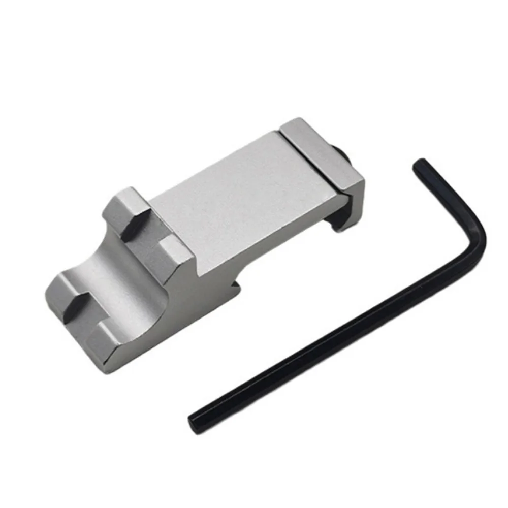 Adaptador lateral Picatinny Weaver de riel offset para linterna - imagen 3