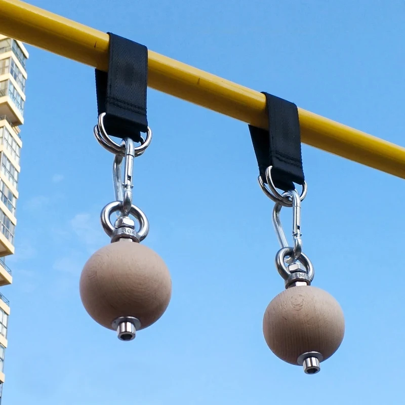 Fortalecedor de agarre bola madera – Entrenamiento fuerza brazos