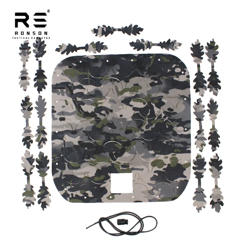 MMPU Marina casco táctico rápido camuflaje 3D corte láser Scrim - imagen 3