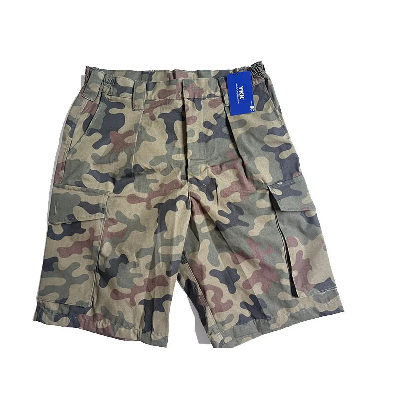 Pantalones cortos tácticos camuflaje para exteriores hombre, verano