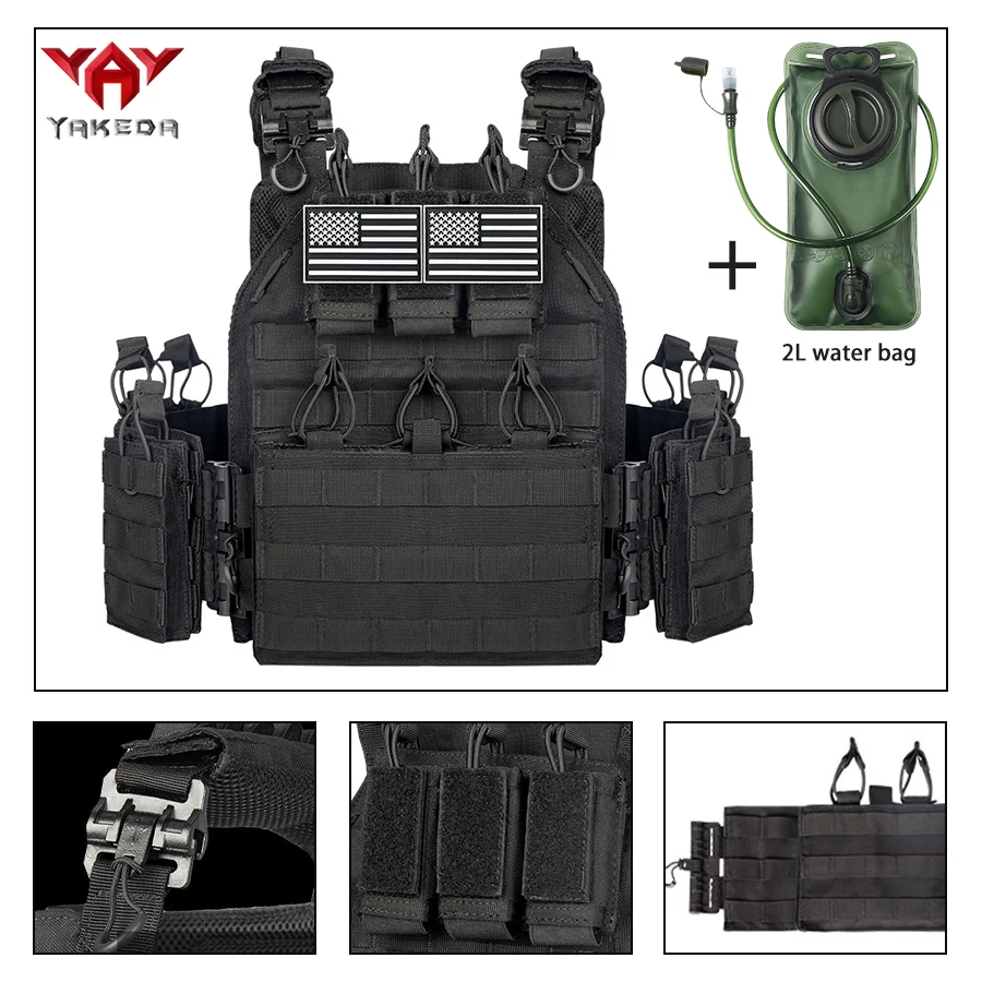Chaleco táctico multiusos nylon ripstop para exteriores y camping - imagen 5