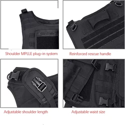 Chaleco táctico protector para caza y airsoft